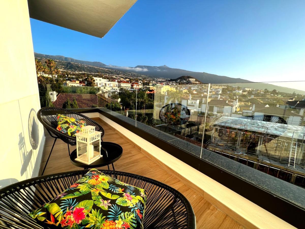 Lujoso Apartamento Completo, Piscina, Terraza Con Vistas Al Teide Πουέρτο Ντε Λα Κρουζ Εξωτερικό φωτογραφία