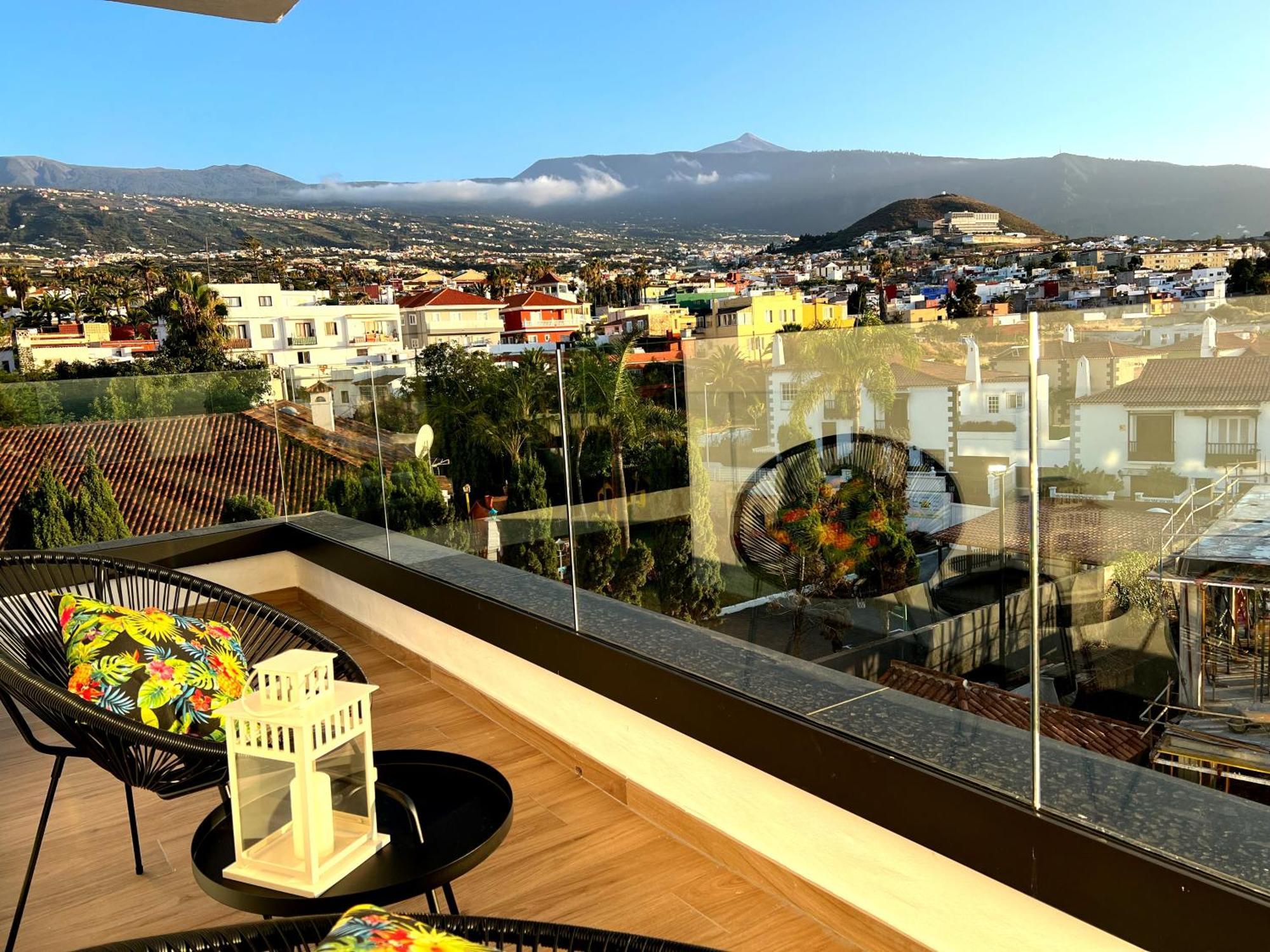 Lujoso Apartamento Completo, Piscina, Terraza Con Vistas Al Teide Πουέρτο Ντε Λα Κρουζ Εξωτερικό φωτογραφία